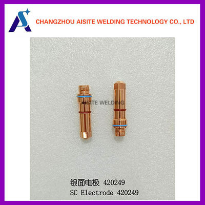 comprar 420249 Electrodo de soldadura con aleación de plata cabeza XPR170 piezas de antorcha de corte de plasma fabricación en línea